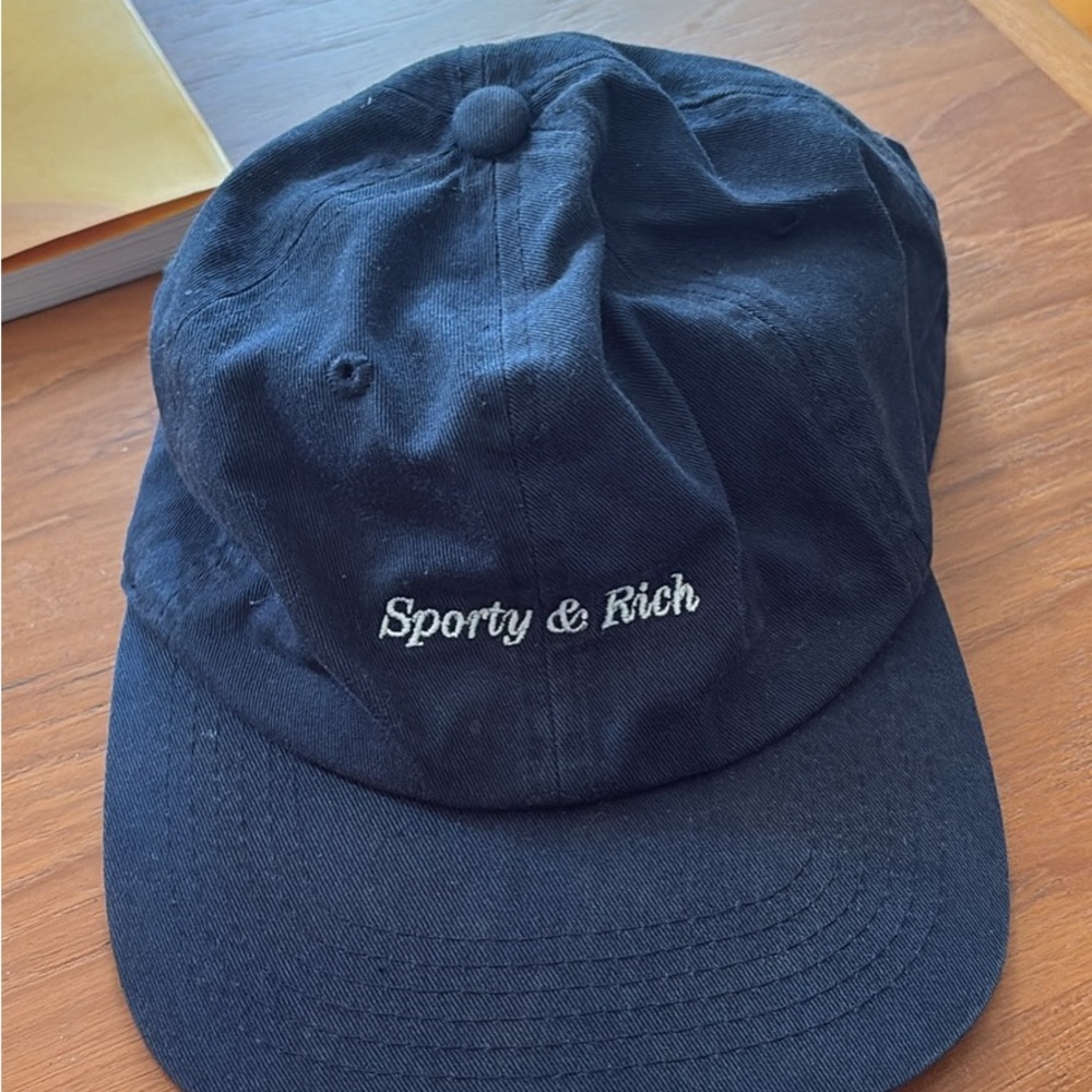 Sporty & Rich Navy Blue Cap